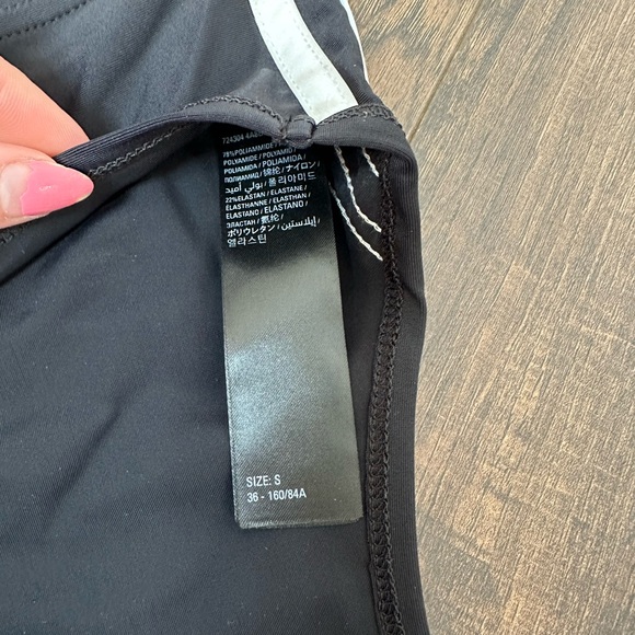 adidas x Balenciaga - Logo Print Sports Bra in Black - Picture 8 of 9